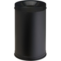 50-litre black fireproof bin