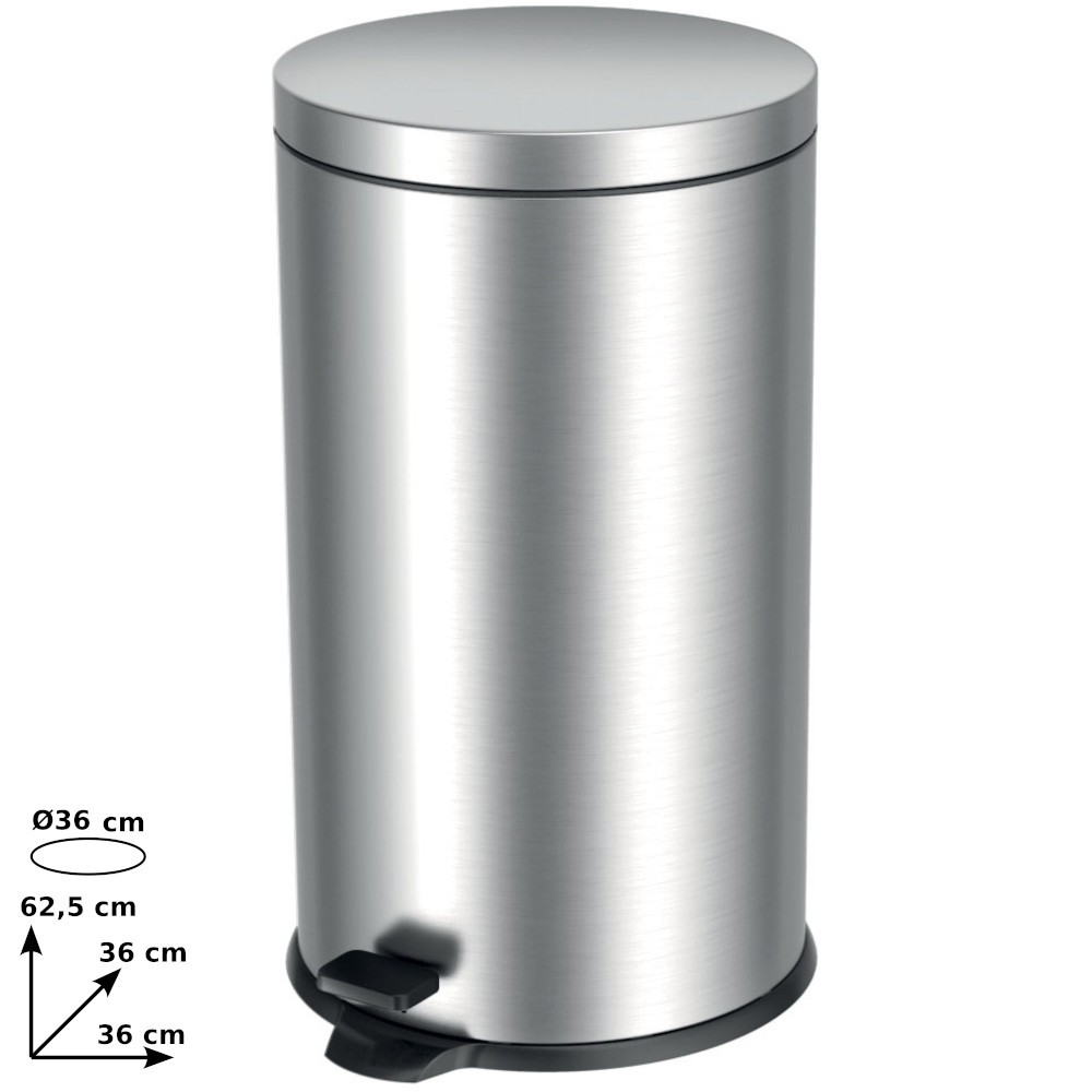 HACCP stainless steel pedal bin 40 litres