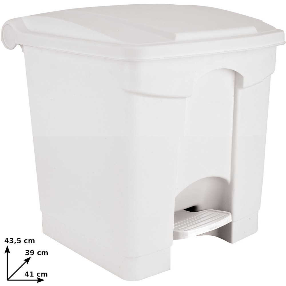 Plastic pedal bin 30 litres