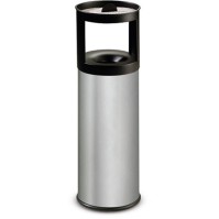 Stainless steel fireproof sand ashtray bin 25 litres