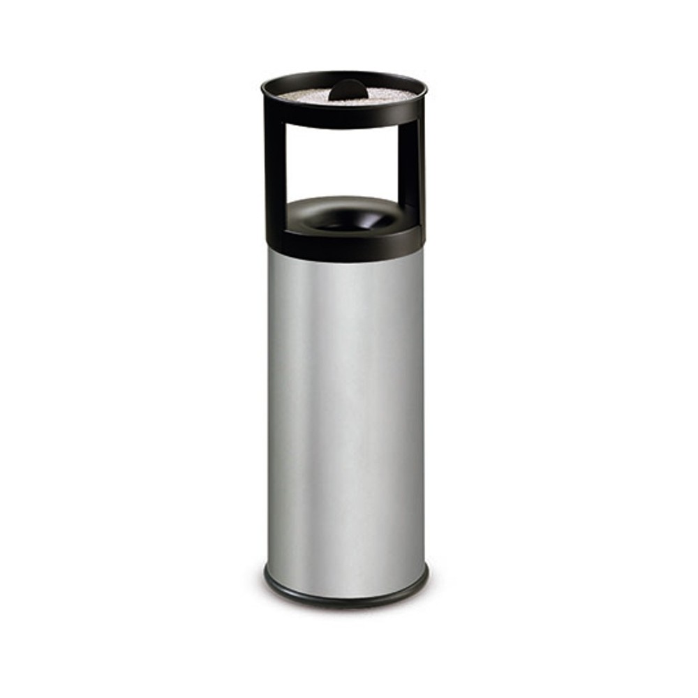 Stainless steel fireproof sand ashtray bin 25 litres