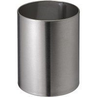 Classic stainless steel wastepaper basket 11 litres