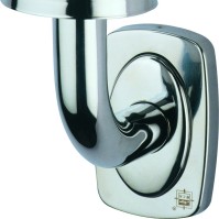 Stainless steel spare toilet paper dispenser