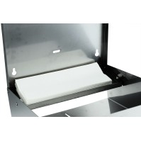 White hand towel dispenser 400 sheets