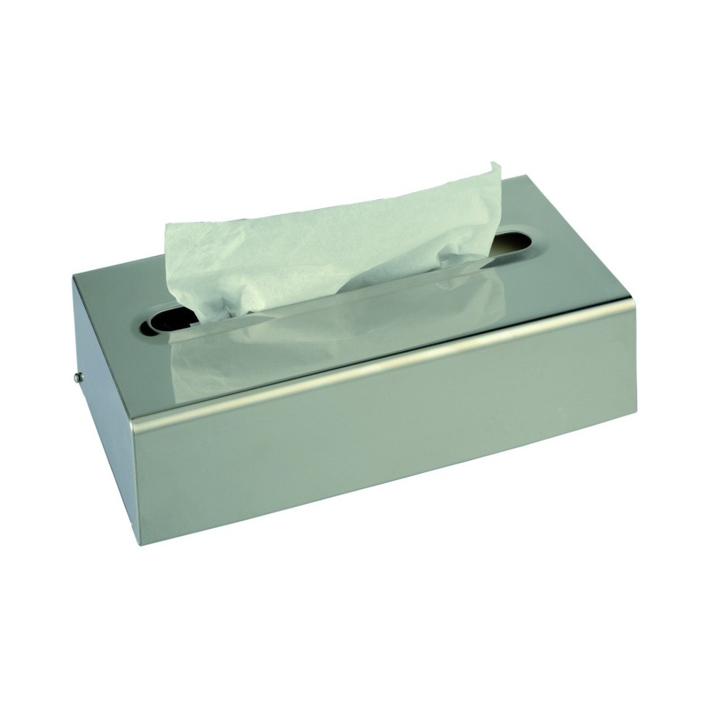 Stainless steel tissue dispenser