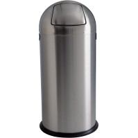 Stainless steel dome bin