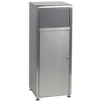 Stainless steel swing door fast food collector 50 litres