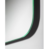 Rounded edge mirror