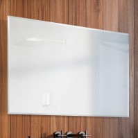 Bevelled rectangular mirror