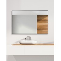 Custom-made rectangular mirror