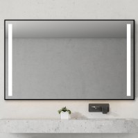 Rectangular LED mirror