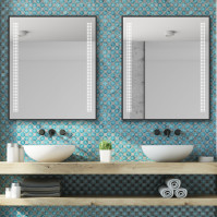 Double framed mirror