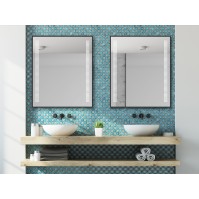 Double framed mirror