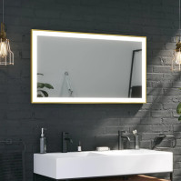 mirror with illuminated frame