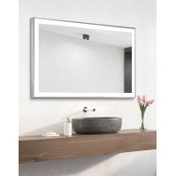 mirror with illuminated frame