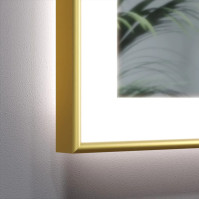 Mirror frame gold colour