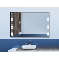 Rectangular LED piano mirror