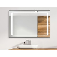 LED aluminium frame mirror large dimensions