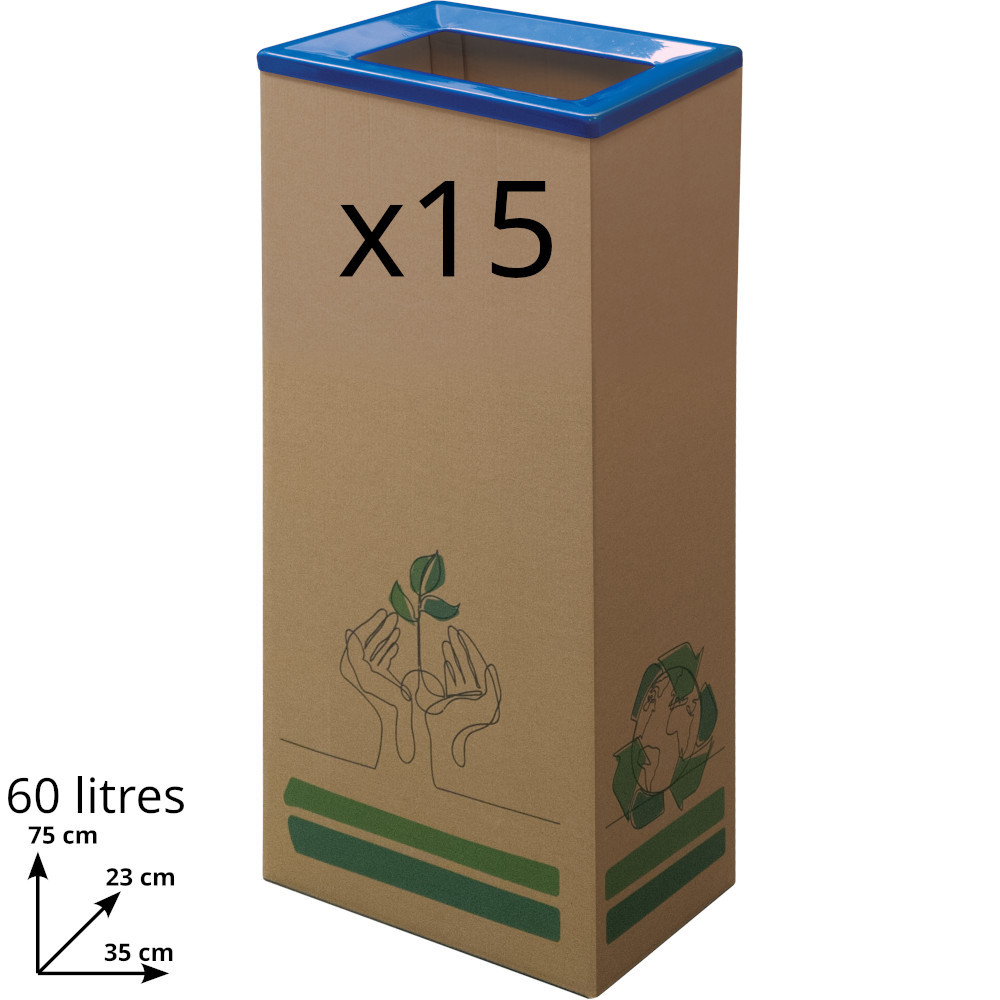 Eco-friendly cardboard bin efficient sorting