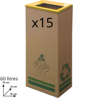 60L Eco-Friendly Modern Functional Cardboard Bin