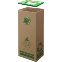 60L Eco-Friendly Practical Robust Cardboard Trash Bin