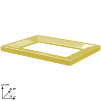 Eco-friendly yellow frame for 42L bin