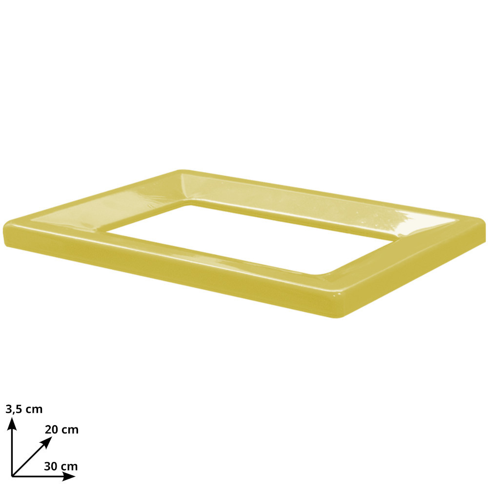 Eco-friendly yellow frame for 42L bin