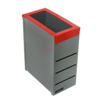 Nice 45-litre bin with open lid and bag holder