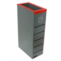 Nice 75-litre bin with open lid and inner container