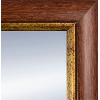 Brown frame for mirror