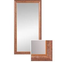 Traditional mirror with bronze frame