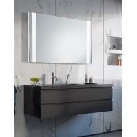 Rectangular LED mirror