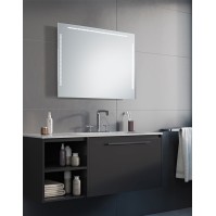 Rectangular LED mirror