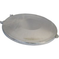 Galvanised lid for bin bag holder