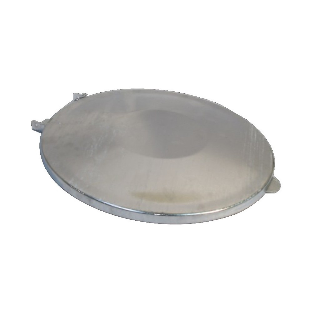 Galvanised lid for bin bag holder