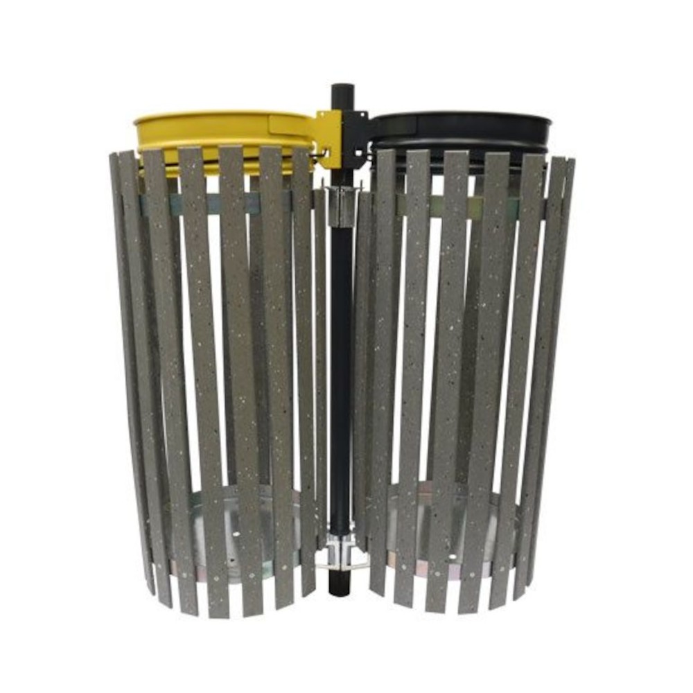 Dual-flow bin bag holder