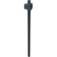 Anthracite grey post bag holder with three crowns