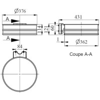 Support bag crown dimensions