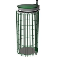 Wire mesh bin