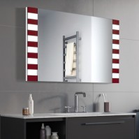 striped mirror