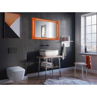 Orange luminous contour mirror