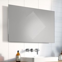 3D diamond-encrusted mirror