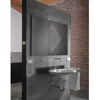 3D diamond effect mirror