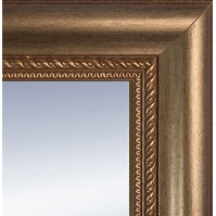 Golden mirror frame