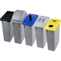 90L plastic bin for insertion into furniture