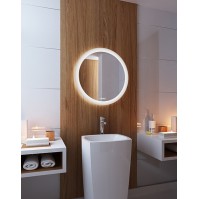 Round LED mirror