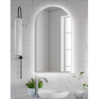 Backlit arch mirror: a decorative and elegant mirror for your interior.