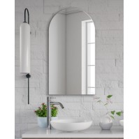 Backlit mirror: vintage style and timeless elegance.