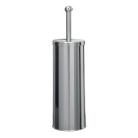 Stainless steel toilet brush holder for hotel room WC: practical and durable.