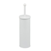 Steel painted toilet brush holder for hotel room WC: practical and sturdy